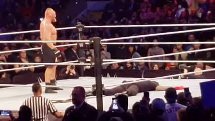 下载视频: Brock Lesnar Reaction After Roman Reigns Attack (Devil Blood Laugh) ! WWE Msg 2022 #brocklesnar