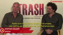 Trash - A Esperança Vem do Lixo Entrevista Wagner Moura e Stephen Daldry (diretor)