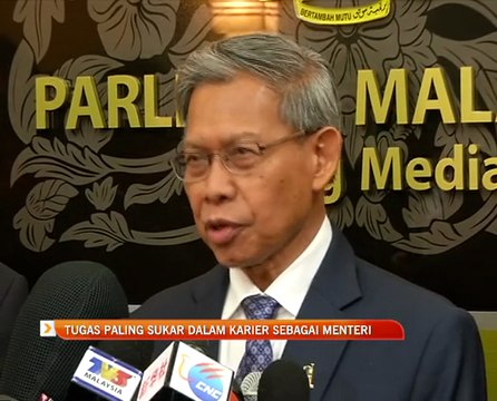 Tugas paling sukar sebagai Menteri: Mustapa Mohamed