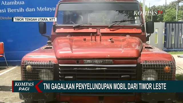 Gagalkan Aksi Penyelundupan di NTT, TNI Serahkan Mobil Off Road Klasik Pada Petugas Bea dan Cukai