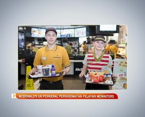 McDonald UK perkenal perkhidmatan pelayan MCwaiters