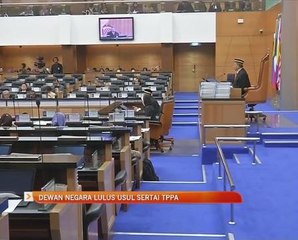 Dewan Negara lulus usul sertai TPPA