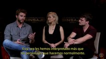 Liam Hemsworth, Josh Hutcherson, Jennifer Lawrence Interview 5: Los juegos del hambre: Sinsajo - Parte 2