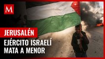 Ejército israelí mata a menor que lanzó una bomba molotov contra puesto militar
