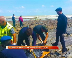 Empat mayat ditemui di Pantai Ladang Sungai Tengah