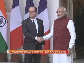 Hubungan diplomatik Perancis-India diperkukuhkan