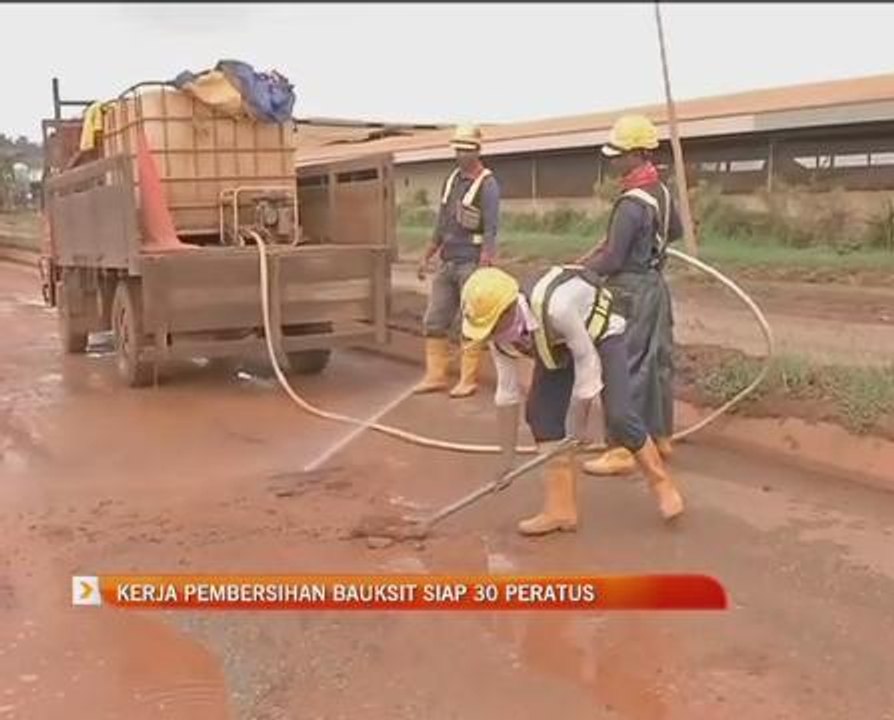 Kerja pembersihan Bauksit siap 30 peratus