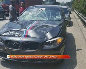 Pemilik BMW terlibat langgar lari ditahan