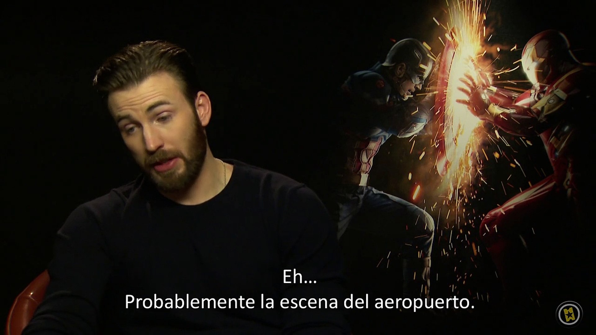 ⁣Chris Evans Interview 2: Capitán América: Civil War