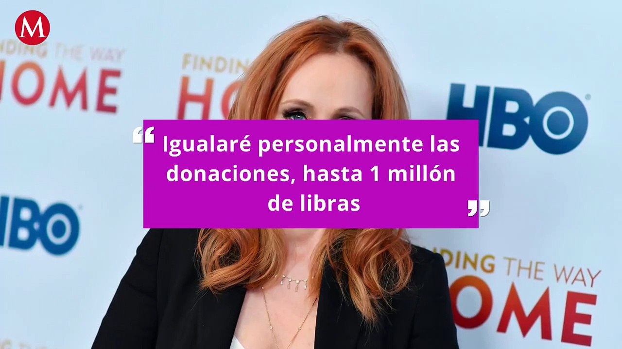 Escritora de Harry Potter donará más de un millón de dólares para huérfanos en Ucrania