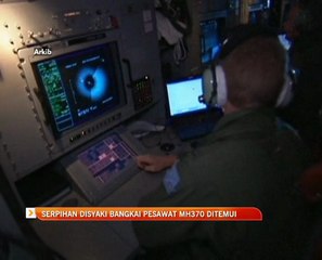 Serpihan disyaki bangkai pesawat MH370 ditemui
