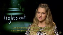 Maria Bello, David F. Sandberg, Teresa Palmer Interview : Nunca apagues la luz