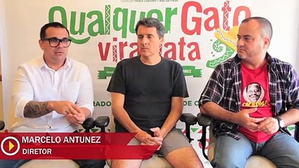 Qualquer Gato Vira-Lata 2 Entrevista (2) Roberto Santucci, Marcelo Antunez, Paulo Cursino