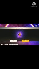 Free Fire Top 5 Rare Items Top Up