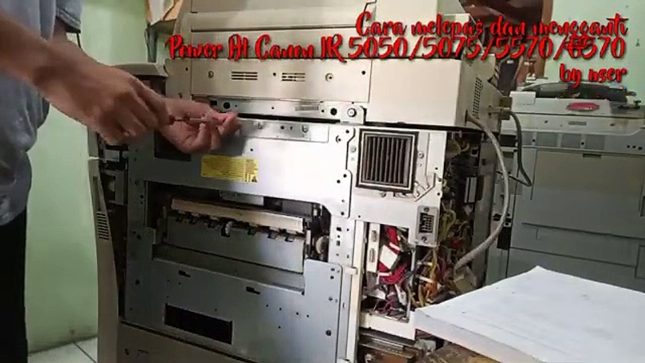 Code Error E00004 0010 Canon IR 5050 5075 5570 6570 Video Dailymotion
