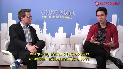 Cidades de Papel Entrevista Exclusiva John Green e Nat Wolff