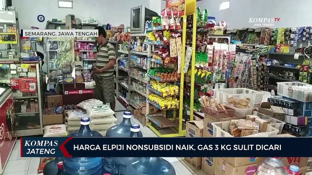 Harga Elpiji Nonsubsidi Naik, Gas 3 Kg Sulit Dicari