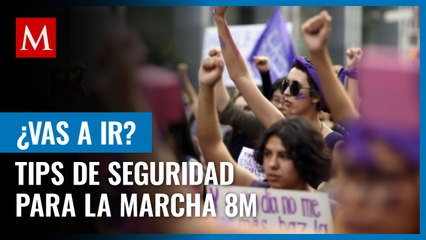 Te decimos tips de seguridad para ir a la marcha 8M en CdMx