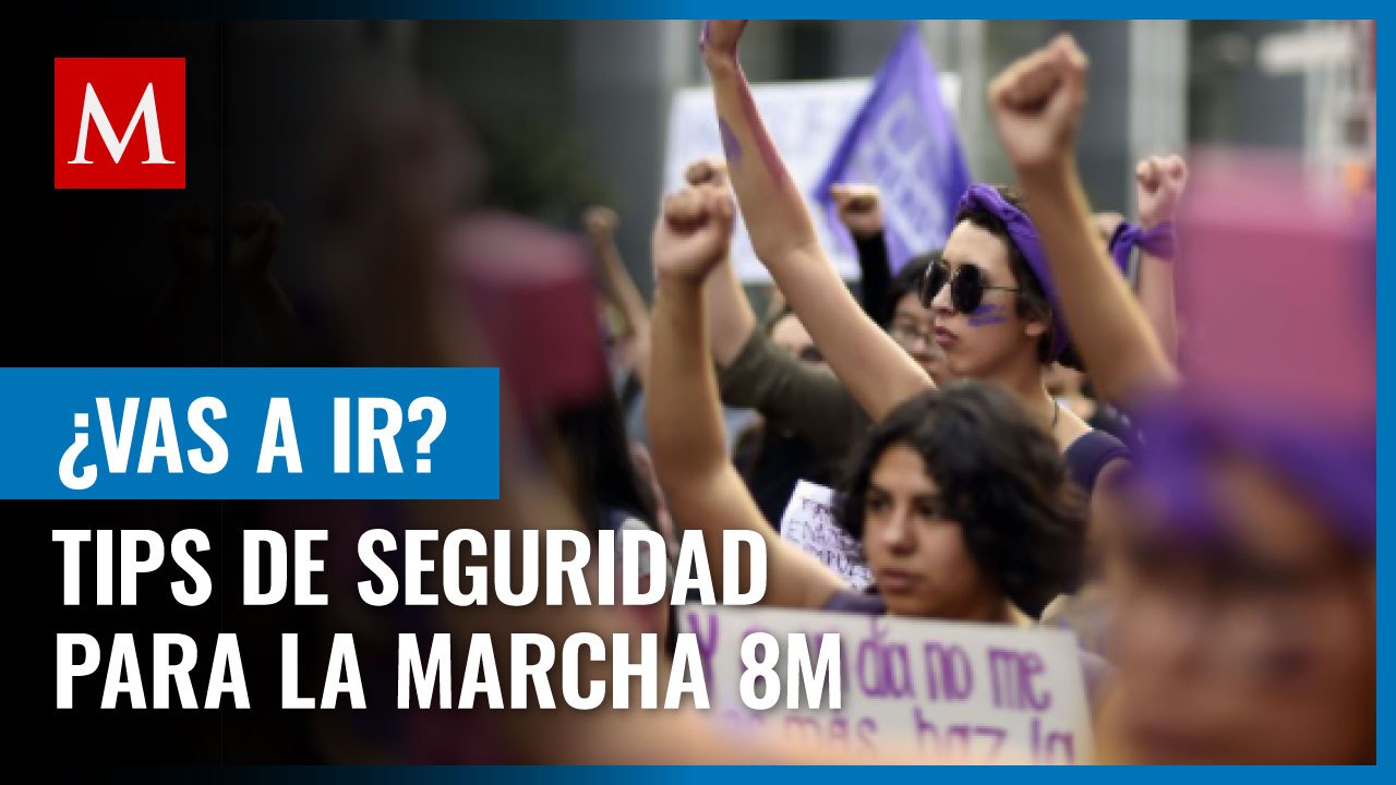 Te decimos tips de seguridad para ir a la marcha 8M en CdMx