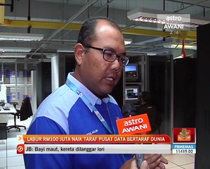 Labur RM100 juta naik taraf pusat data bertaraf dunia