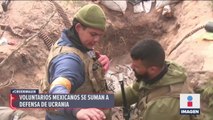 Voluntarios mexicanos se suman al Ejército de Ucrania