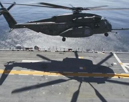 Coast Guard searching for crew after Marine helicopter crash