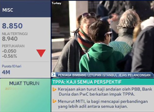 Peniaga bimbang letupan Istanbul jejas pelancongan