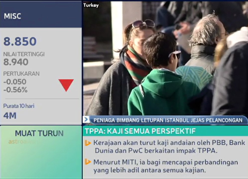 Peniaga bimbang letupan Istanbul jejas pelancongan