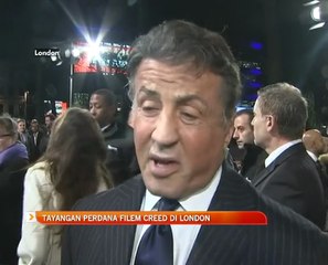 Tayangan perdana filem Creed di London