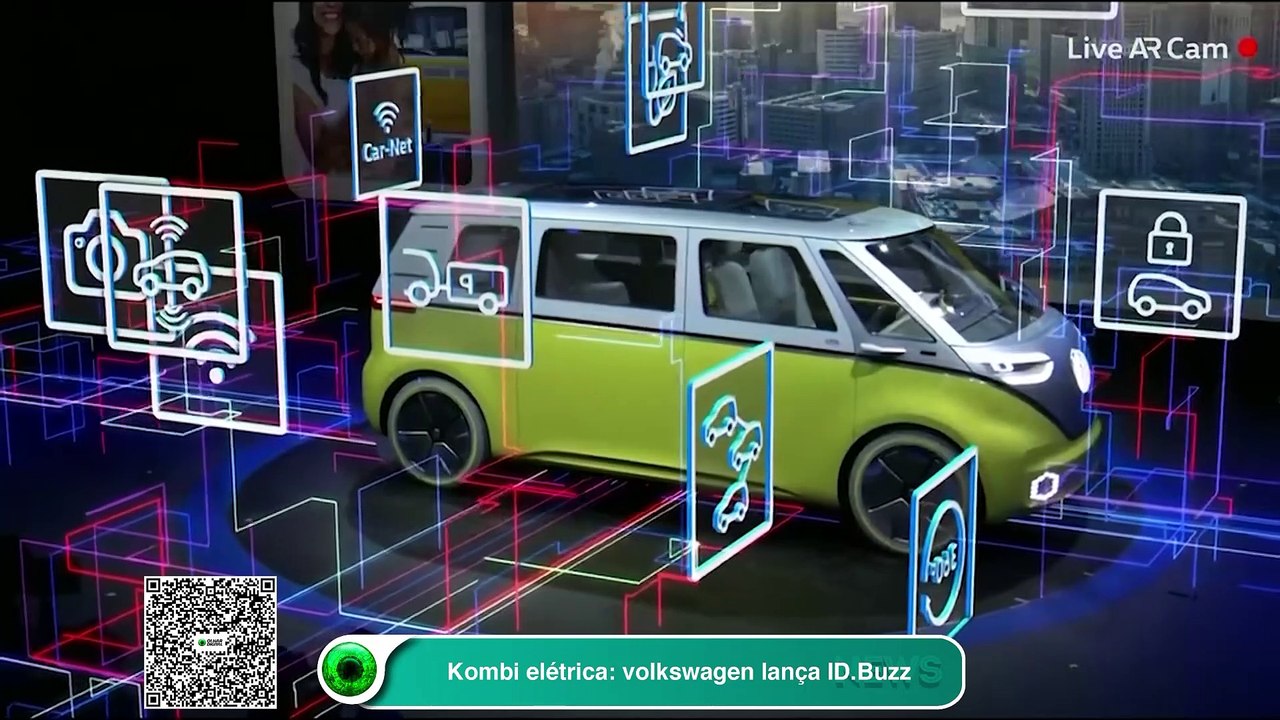 Kombi elétrica volkswagen lança ID.Buzz