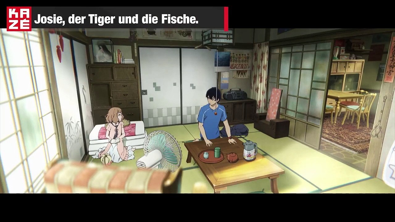 Josie, der Tiger und die Fische Trailer DF