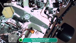 Rover Perseverance coleta sétima amostra em Marte