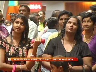 Kerajaan akan terus bantu masyarakat India