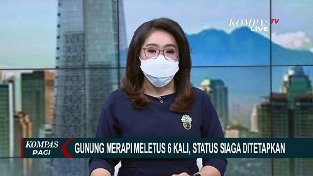 Gunung Merapi Kembali Erupsi, Kali Ini Disertai Luncuran Awan Panas Guguran