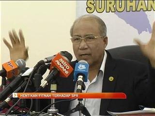 Hentikan fitnah terhadap SPR