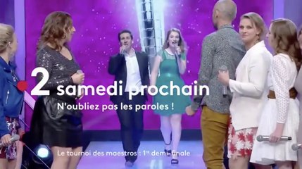 N'oubliez pas les paroles le tournois des maestros (france 2) 1ere demi-finale