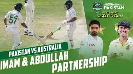 Imam & Abdullah Partnership | Pakistan vs Australia | 1st Test Day 5 | PCB | MM2T