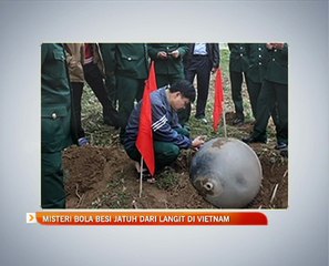 Misteri bola besi jatuh dari langit di Vietnam