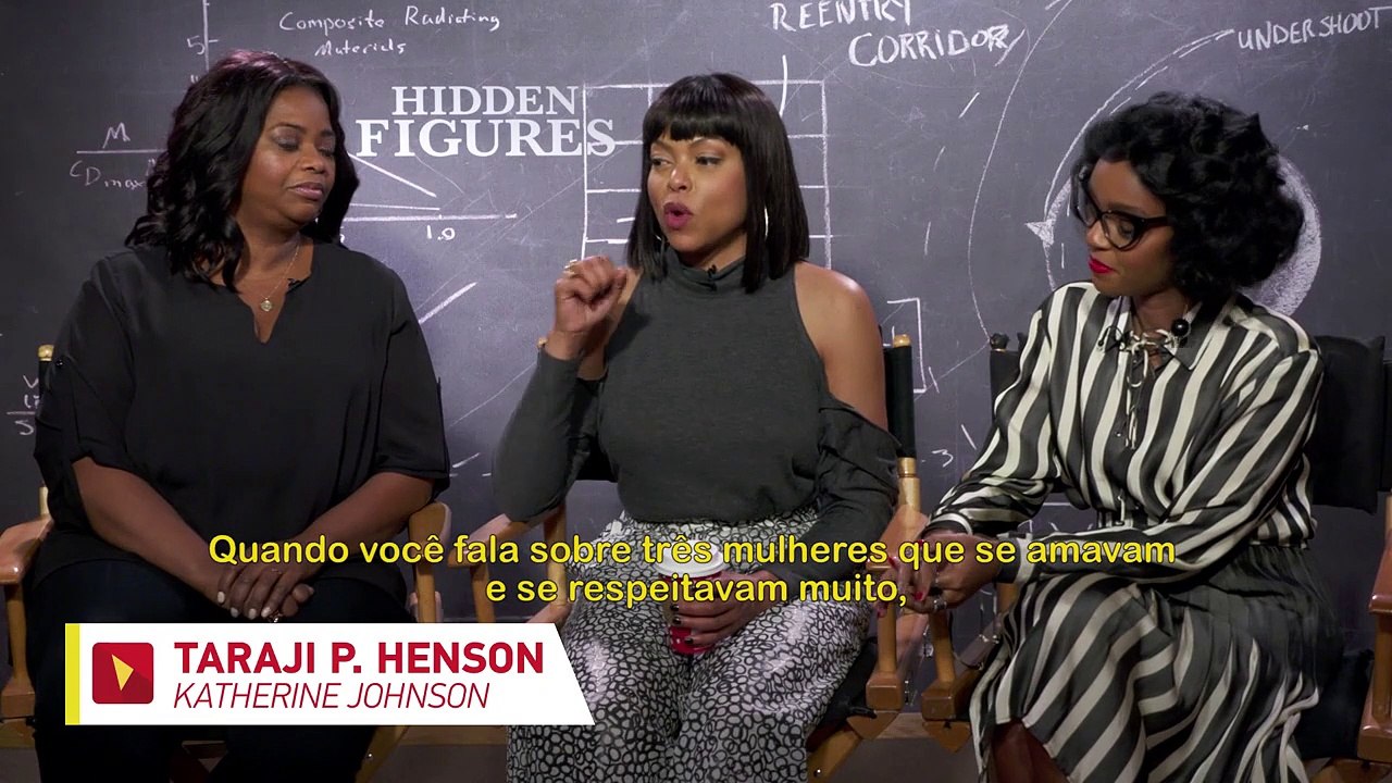 Estrelas Além do Tempo Entrevista com Taraji P. Henson, Octavia Spencer e Janelle Monáe