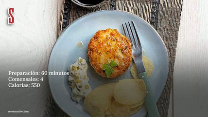 Vídeo Receta: Hamburguesa de pescado con salsa bearnesa