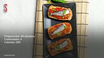 Vídeo Receta: Tostas de tomate y sardinas