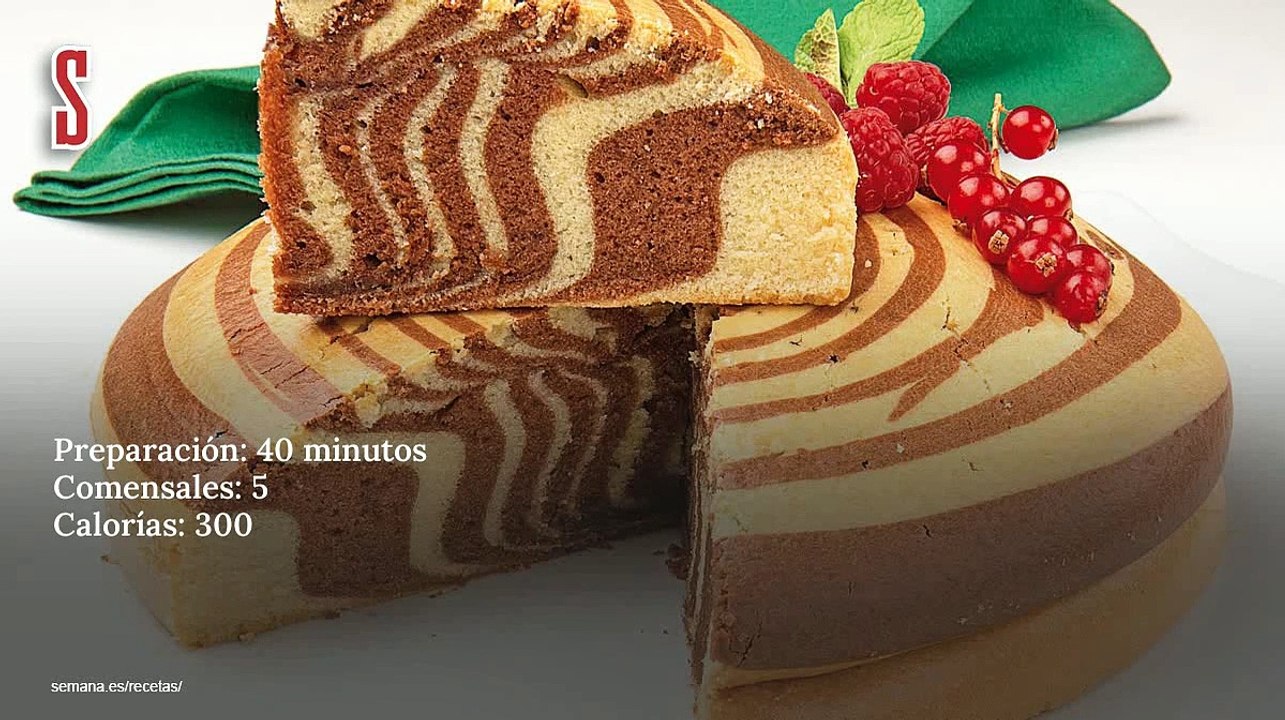 Vídeo Receta: Cake cebra