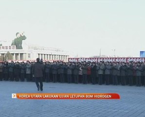 Korea Utara lakukan ujian letupan bom hidrogen