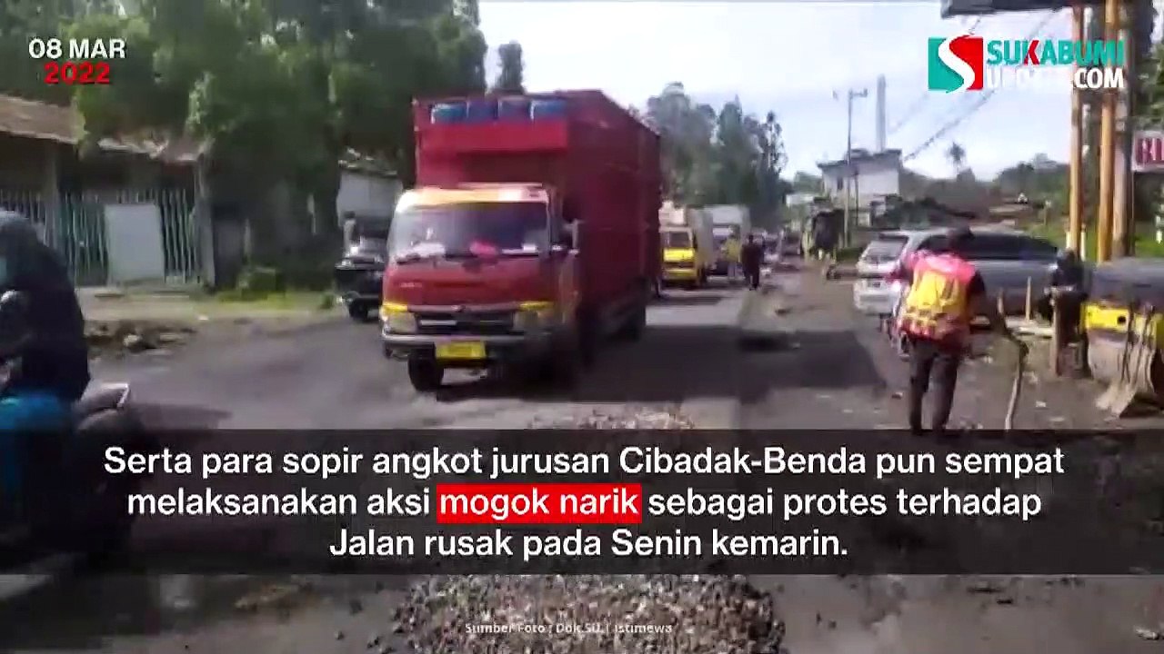 Diprotes Warga hingga Sopir Angkot, Jalan Rusak Sukabumi-Bogor Mulai Ditambal