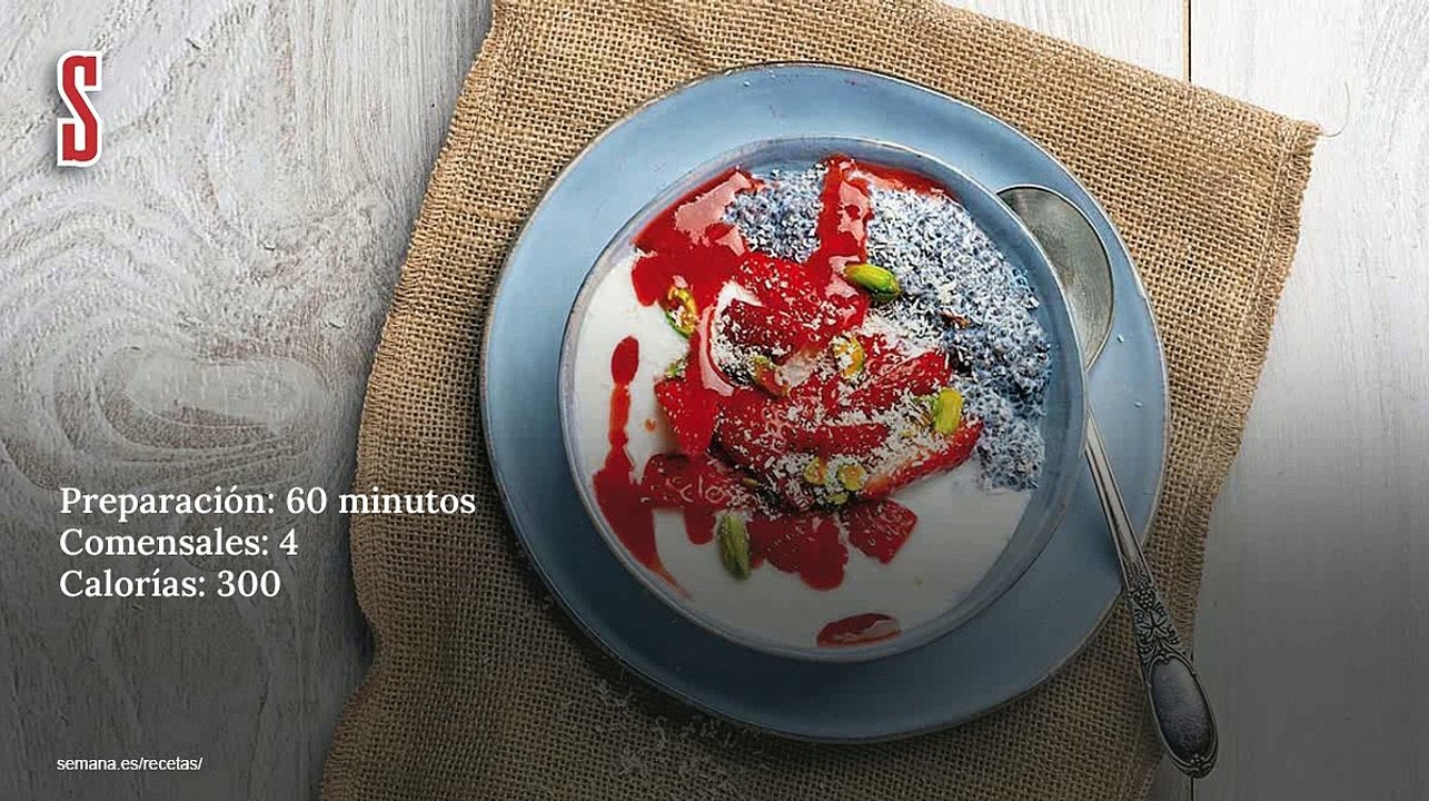 Vídeo Receta: Pudin de chía y fresas