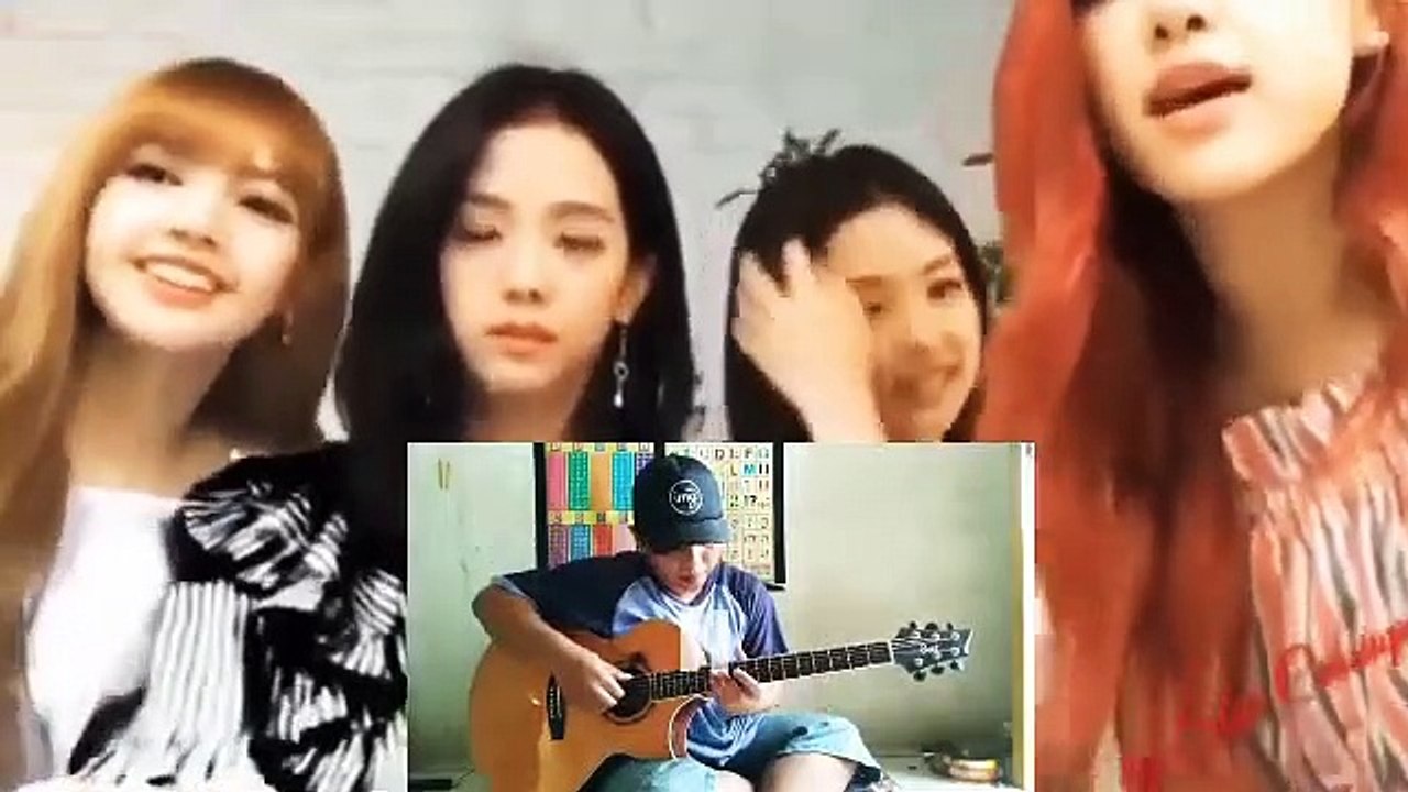 REAKSI PERSONEL BLACK PINK Liat Alipbata On The Floor Jenifer Lopez fingerstyle  Reaction