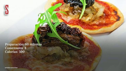 Vídeo Receta: Mini pizzas especiales