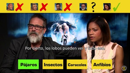 El reparto de 'Proyecto Rampage' se enfrenta a nuestro reto más animal