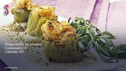 Vídeo Receta: Alcachofas rellenas de erizos