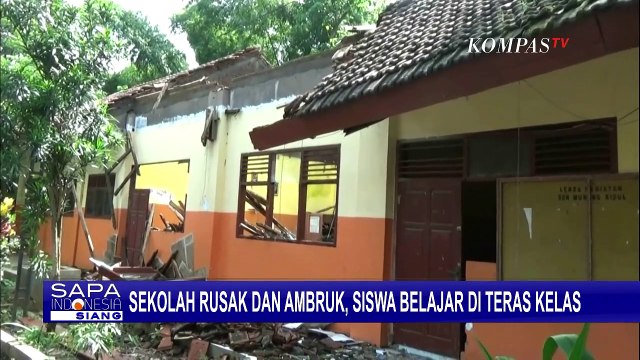 Kondisi SDN Muneng Kidul Memprihatinkan, Atap Sebagian Ruang Kelas Keropos dan Rawan Ambruk